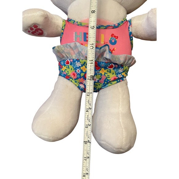Build a Bear Hello Kitty Sanrio Summertime Plush with Swimsuit and Bow - Picture 4 of 13